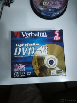 Verbatim DVD-R - LightScribe (5 pack, jewel box) - 2