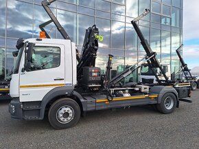 NOVÝ MERCEDES ATEGO + RUKA HIAB 138 + NOSIČ KONTEJNERU 8T - 2