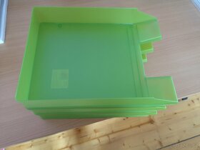 Plastový organizér na stůl- zelený - 2