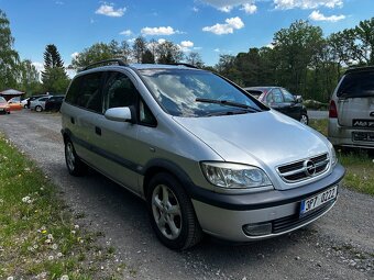 Opel Zafira 1,8i 92kW, r.v. 2002, stk 03/2026 7 Míst - 2