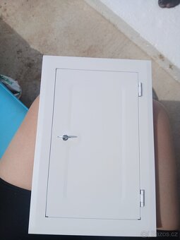 Komínová revizní dvířka 150x250 dvojitá bílá - 2