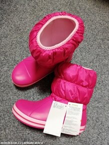 Dívčí zimní boty Crocs Puff-nové-27/28, 32/33, 33/34 - 2