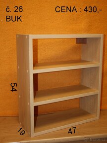 Poličky na hračky a knížky 2. série - 2