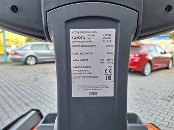 zánovní elektrický paletový vozík BT LPE 200 - 2