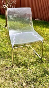 Chromovaná židle Ikea Tobias - 2
