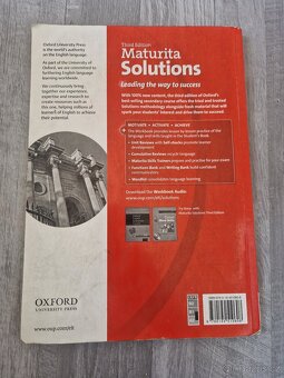 Pracovní sešit Maturita solutions Pre-termediate - 2