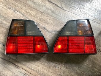 Golf Mk2 Hella zadní světla GTI (červenočerná) - 2