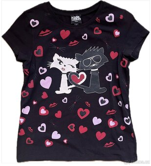 Krásné holčičí tričko Karl Lagerfeld vel.128 - 2