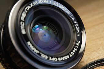 Objektiv SMC Pentax-M Zoom 28–50mm f/3.5–4.5 – kompaktní kov - 2
