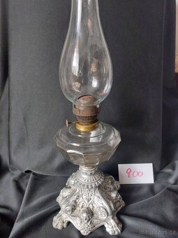 Petrolejová lampa na noze - 2