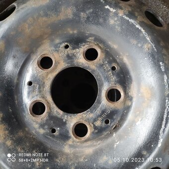 15" plechová kola – 5x112 – MERCEDES (VW, AUDI, BMW)  Disky - 2