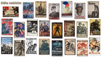 plechová cedule: Luftnachrichtenhelferin (dobová propaganda) - 2