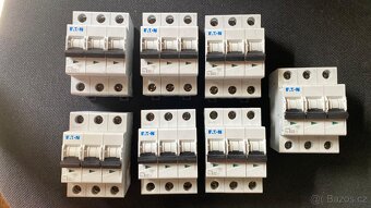 ✅ Jističe EATON PL6-B32/3 (3-fázové, 32A) - 7 kusů - 2