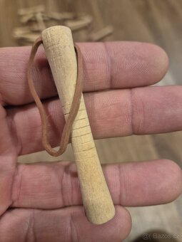 Dřevěné natáčky na trvalou retro - 2