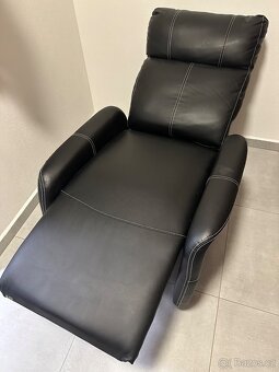 Kožené polohovací křeslo - 2