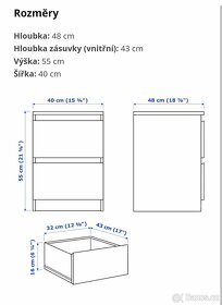 Noční stolek Ikea - 2