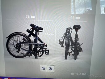 Skládací kolo Fold 500 tmavě černé - 2