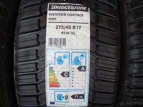 Letní pneu 215/45/17 R17 Bridgestone - Nové - 2