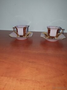Souprava z růžového karlovarského porcelánu - 2