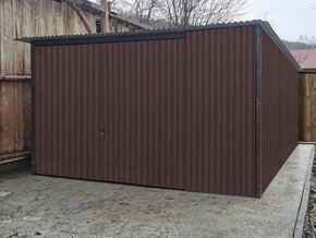 Plechová garáž 4x5 - 2