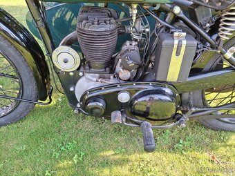BSA m20 r.v. 1937 sidecar, s TP a SPZ - 2