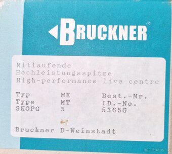 Otočný středící hrot Bruckner SKOPG MK 5 - 2