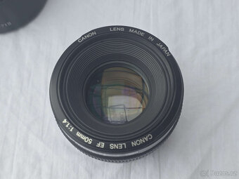 Canon EF 50mm f1.4 USM USM + slunečni clona - 2
