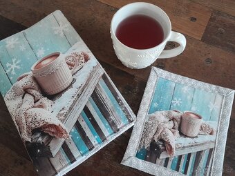 Nastavitelný obal na knihu.....kakao na zahřátí - 2