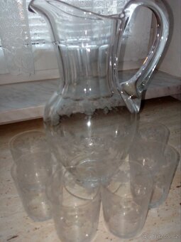 Broušené sklo z 30 let- Nové Mitrovice ? - 2