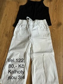 Dívčí oblečení, vel.122 - 2