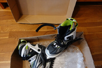 Prodám krásné brusle Action-EVO Zeleno-bílo-černé - 2