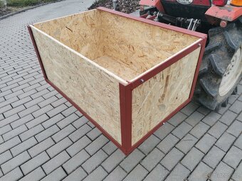 Přepravní box / nosič nářadí za malotraktor - 2