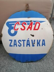 Smaltovaná tabula ČSAD - 2