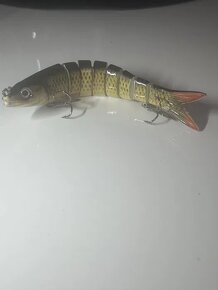 Wobler PIKE ZANDER Broken SINKING realistický vzhled - 2