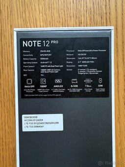 Infinix NOTE 12 PRO, 13GB/256GB, Tuscany Blue - 2