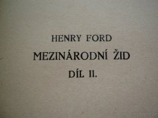 MEZINÁRODNÍ ŽID 1,2 HENRY FORD /ČSR/ vydáno 1924 - 2