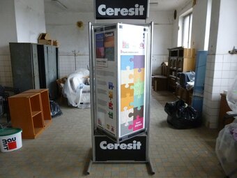 Otáčecí reklama, BANNER - ANTICORO nerez ocel - 2
