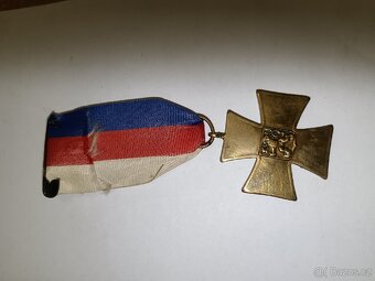 vyznamenání kříž V Těžkých dobách 1918-1919 - 2