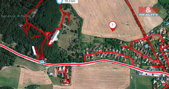 Prodej pole, 8698 m², Dobříš - 2
