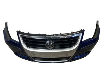 Přední nárazník tmavě modrá LD5Q VW Touran 1T2 facelift 2007 - 2