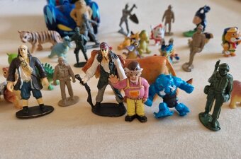 Mix hračky Solomon muto, dino, Masks catboy + Piráty figurky - 2