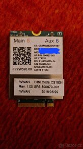 WWAN a WiFi AC a AX karty do notebooku nebo PC - 2