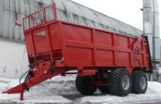 Rozmetadlo hnoje - chlévské mrvy - nosnost 14 tun - 2