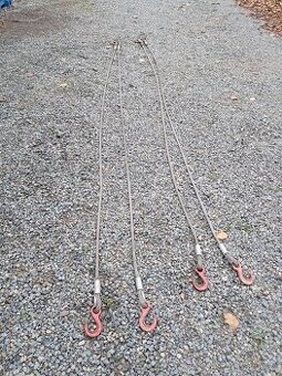 Vázací ocelová lana - dvojhák - mám 2 kusy - 2