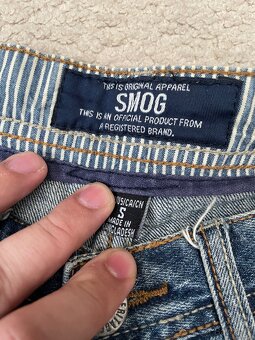 3/4ťáky třičtvrťáky šortky kraťasy SMOG - 2