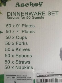 Sada nádobí na párty pro 50 osob - 2