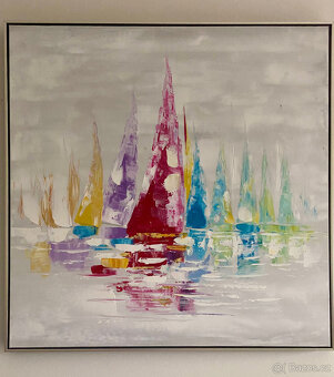 Obraz olejomalba plachetnice - 2