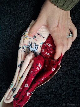 3x teplé ponožky - 2