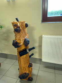 Dřěvený stojan na víno [snížená cena] - 2