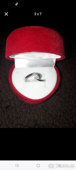 Prsten z bílého zlata - 2